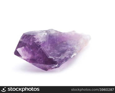 amethyst on a white background