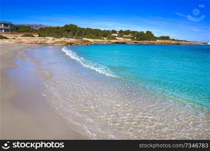 Ametlla de mar Cala Sant Jordi beach in Costa dorada of Tarragona Catalonia L’ametlla