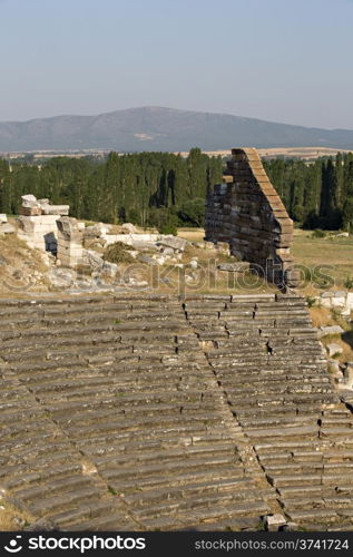 Amphitheatre of Aizanoi in Cavdarhisar, Kutahya, Turkey