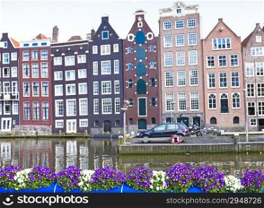 Amsterdam houses in the Netherlands
