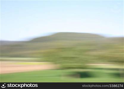 An Abstract Blurred Picture Mimicking Fast Movement