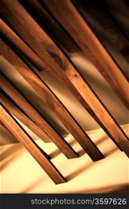 An abstract photo of wood planks.