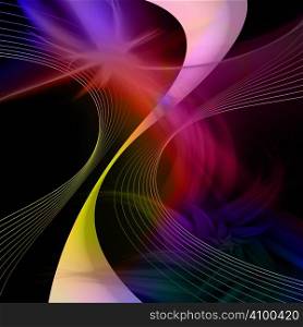 An abstract wires background illustration with plenty of copyspace - add style to any design.