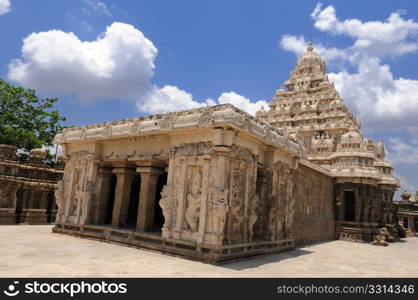 an ancient hindu temple in kancheepuram india