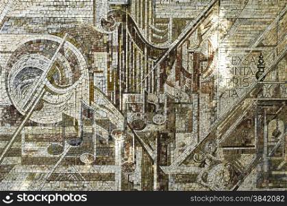 An ancient roman mosaic possibly illustrating Sexsaginta Prista