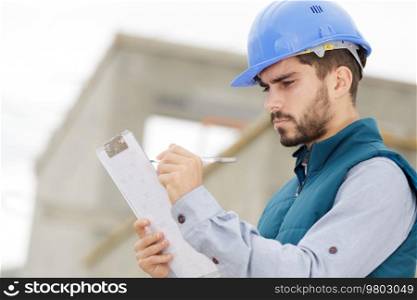 an apprentice with a clipboard