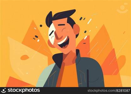 An April Fool’s Day party filled with laughter and positive energy. The image features people with friendly and sociable personalities, celebrating the joy and humor of the holiday. AI Generative. 