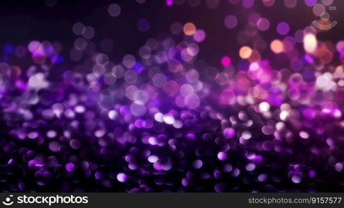 An elegant purple bokeh background for glamourous events and awards by generative AI