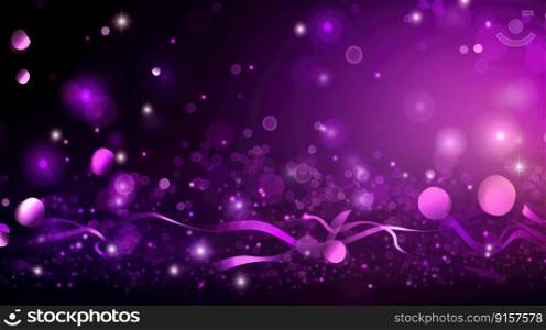 An elegant purple bokeh background for glamourous events and awards by generative AI