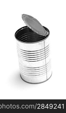 An empty tin can