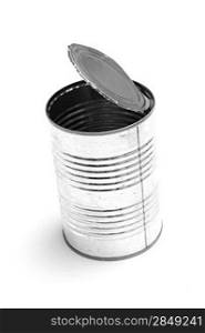 An empty tin can
