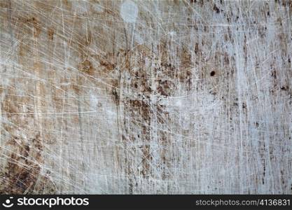 An image of a background of scratched rusty metal