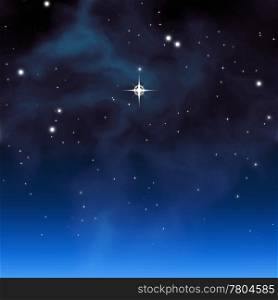 An image of a beautiful christmas star background