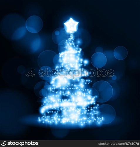 An image of a nice blue christmas background