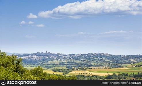 An image of a nice landscape in Italy Marche
