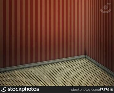 An image of a nice old red room for your content