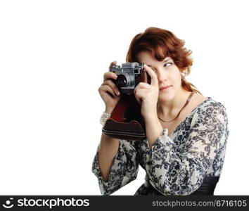 An image of a nice woman with a camera