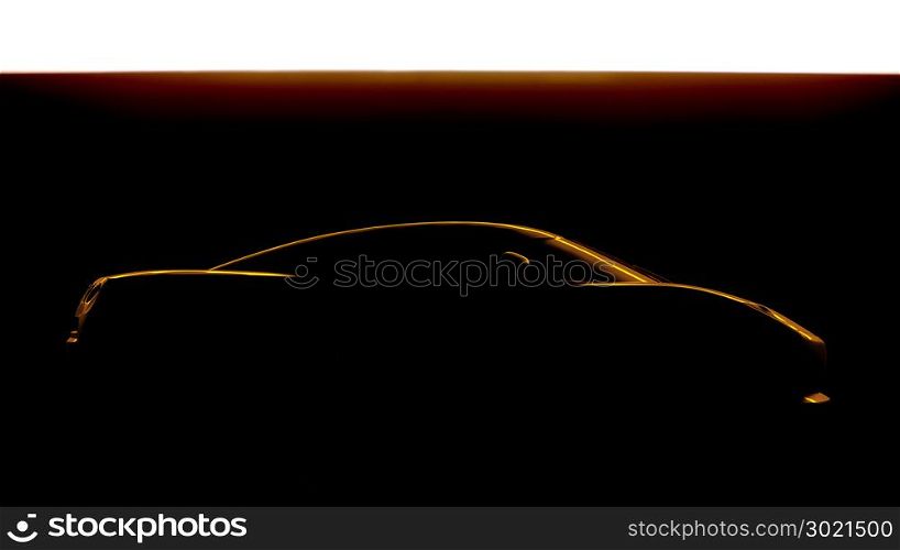 An image of a sports car silhouette