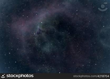 An image of a stars nebula background