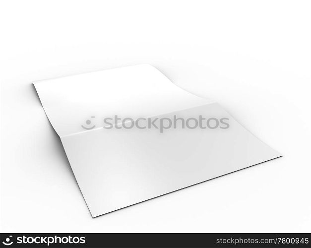 An image of a white empty letter