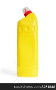 An image of a yellow bottle with red cap