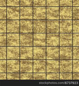 An image of an old yellow tiles background seamless