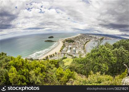 An image of Bay Of Plenty view from Mount Maunganui New Zealand