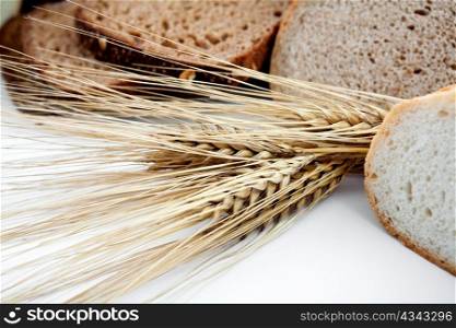 An image of bread and spikes on the table