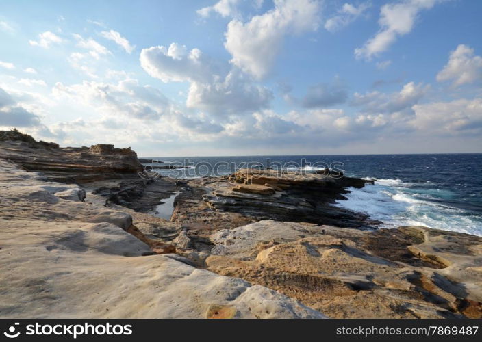 An Image of Landscape Of Senjojiki located in Shirahama, Japan