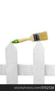 An image of paintbrush on white background
