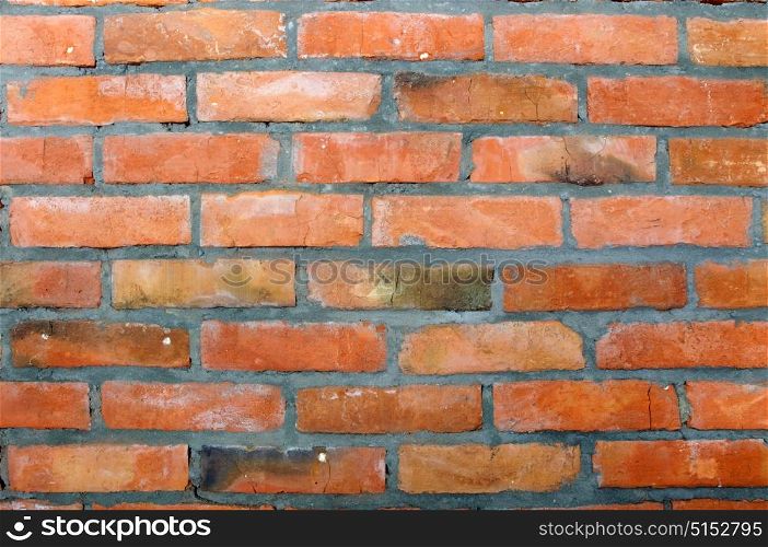 An image of wall. Orange bricks background