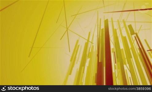 An misty, surreal, geometric world of lines and strokes. The camera spins around a perspective, abstract structure. The first and last frame match for looping possibilities. HD 1080p quality 29.97fps.