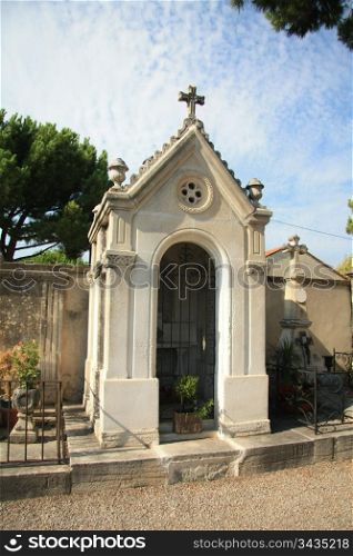 An old cemetery in the Provence, France