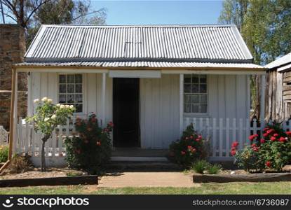 An old, small cottage in rural New South Wales, Australia