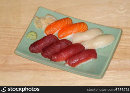 An order of nigiri sushi