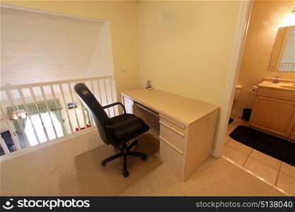 An upstairs office in a Florida home