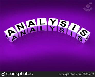 Analysis Blocks Representing Research Scrutiny Reasoning and Analytics