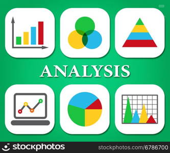 Analysis Charts Representing Business Graph And Infograph