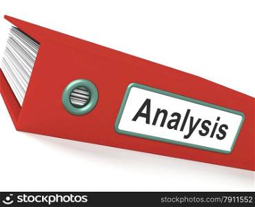 Analysis File Containing Data And Analyzing Documents. Analysis File Contains Data And Analyzing Documents