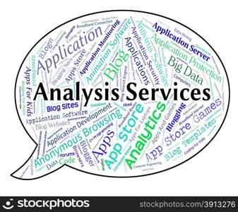 Analysis Services Indicating Data Analytics And Help