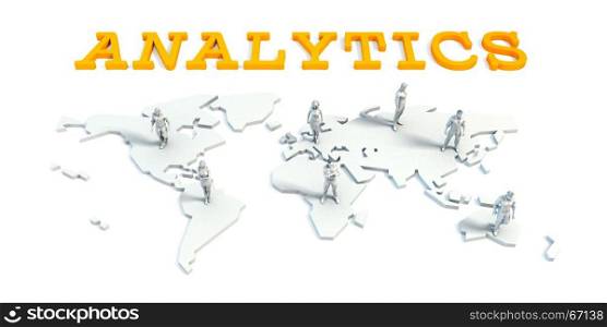 analytics Concept with a Global Business Team. analytics Concept with Business Team
