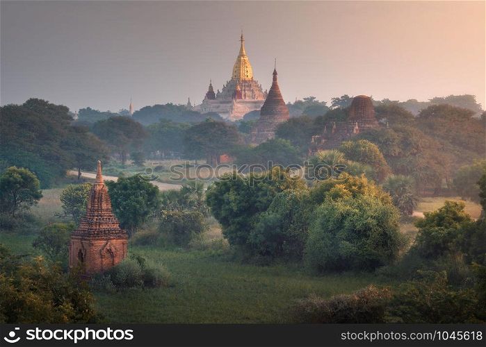Ananda Temple at Sunrise, Bagan, Myanmar