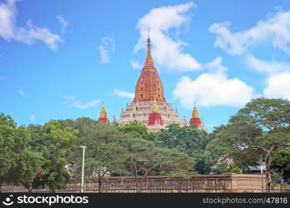 Ananda temple in Bagan, Myanmar.