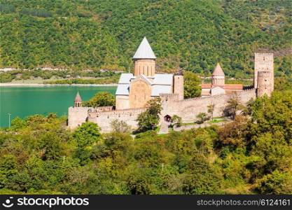 Ananuri Castle is located about 70 kilometres from Tbilisi. Its UNESCO World Heritage Site.