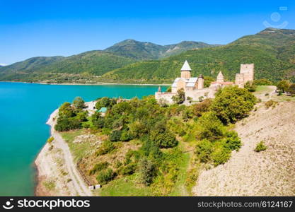 Ananuri Church is a castle complex on the Aragvi River in Georgia.