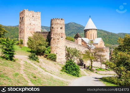 Ananuri Church is a castle complex on the Aragvi River in Georgia.