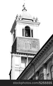 ancien clock tower in italy europe old stone and bell