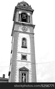 ancien clock tower in italy europe old stone antique and bell