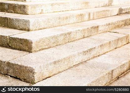 ancien flight steps in europe italy old construction and background symbol
