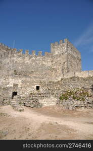 ancient and medieval Castle in Leiria, Portugal